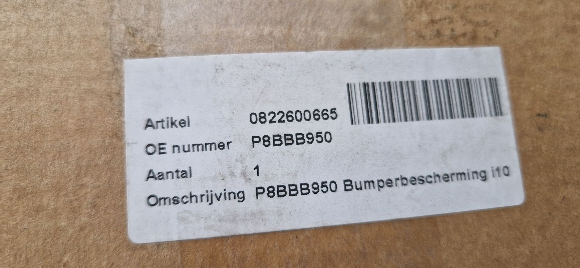 Listwa ochronna zderzaka Hyundai i10 Nowa