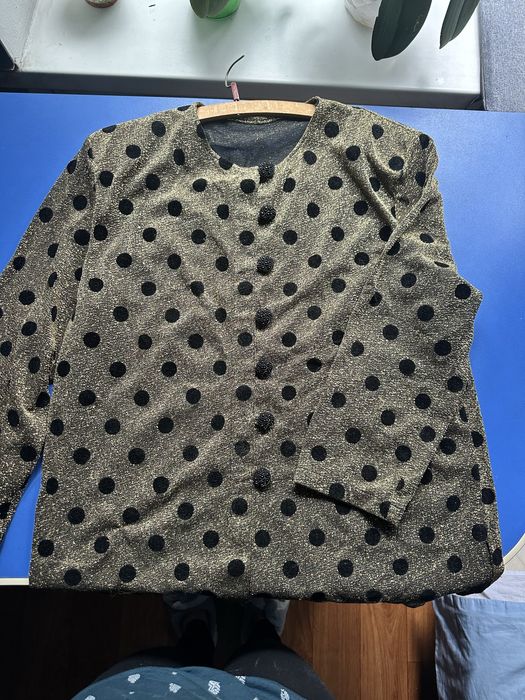 Блуза з люрексу з кофтиною