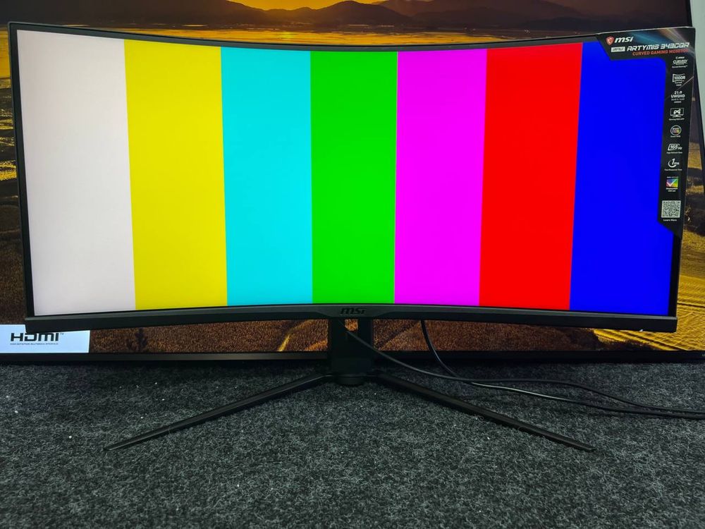 Ігровий монітор MSI 34” 2K 165Hz VA Curved – гарантія 12 міс.