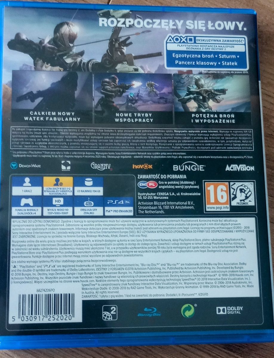 Gra PS4 Destiny Porzuceni
