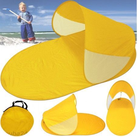 Abrigo de Praia Amarelo novo com saco