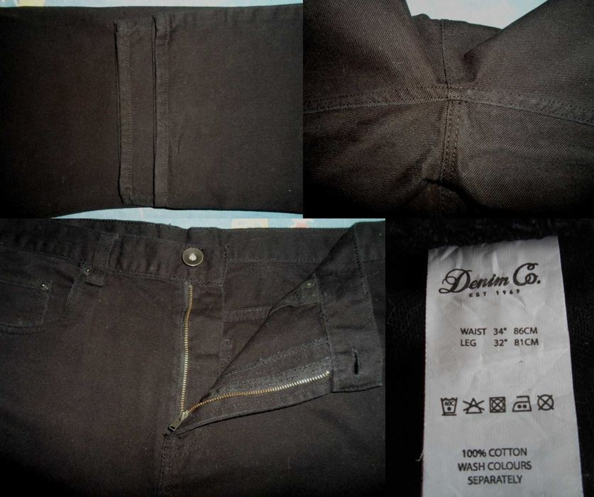 мужские джинсы  W 34/36 L 32-34 пояс 92-94-96 см