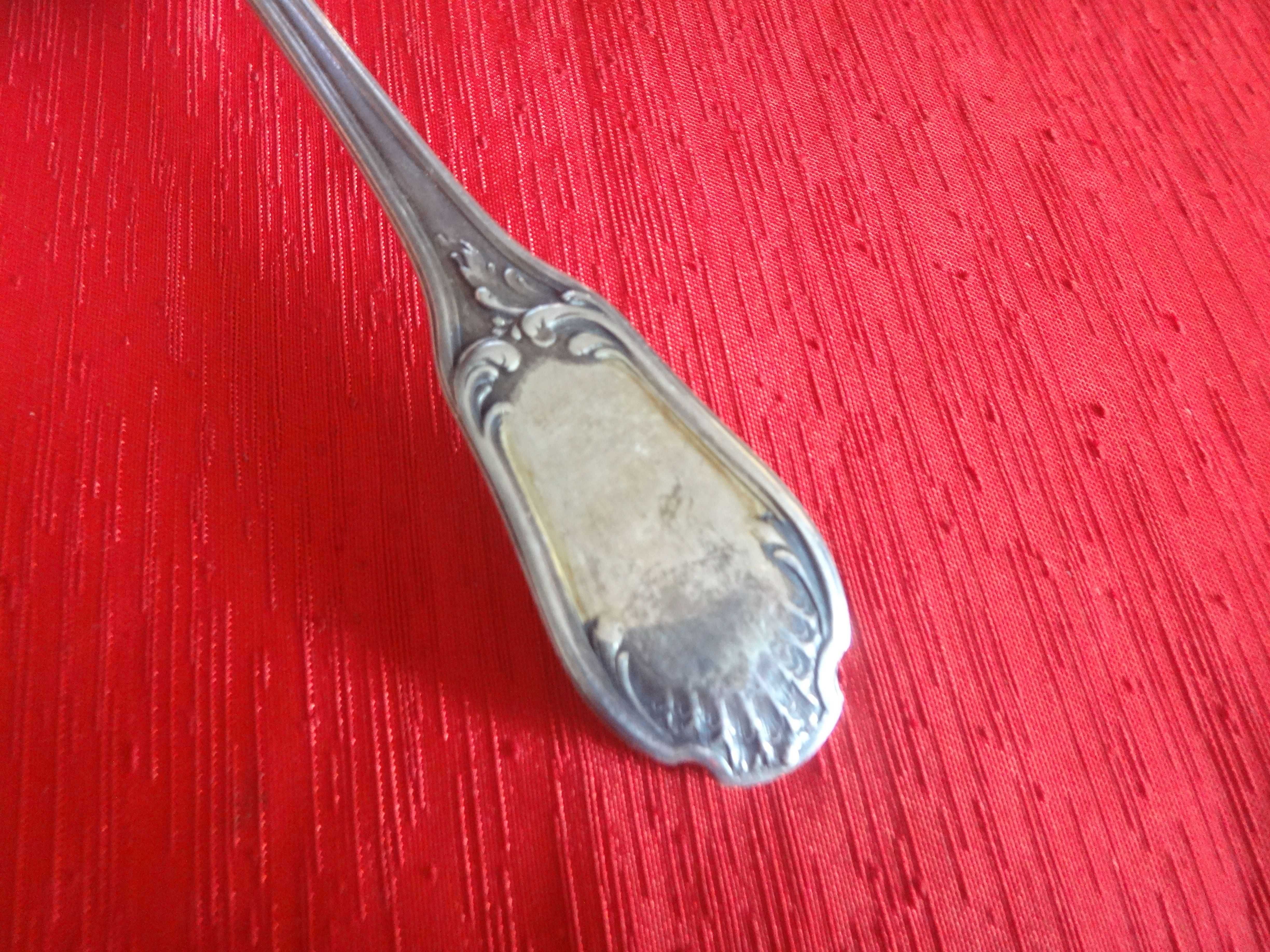 Srebrna łopatka ażurowa - łyżka - srebro