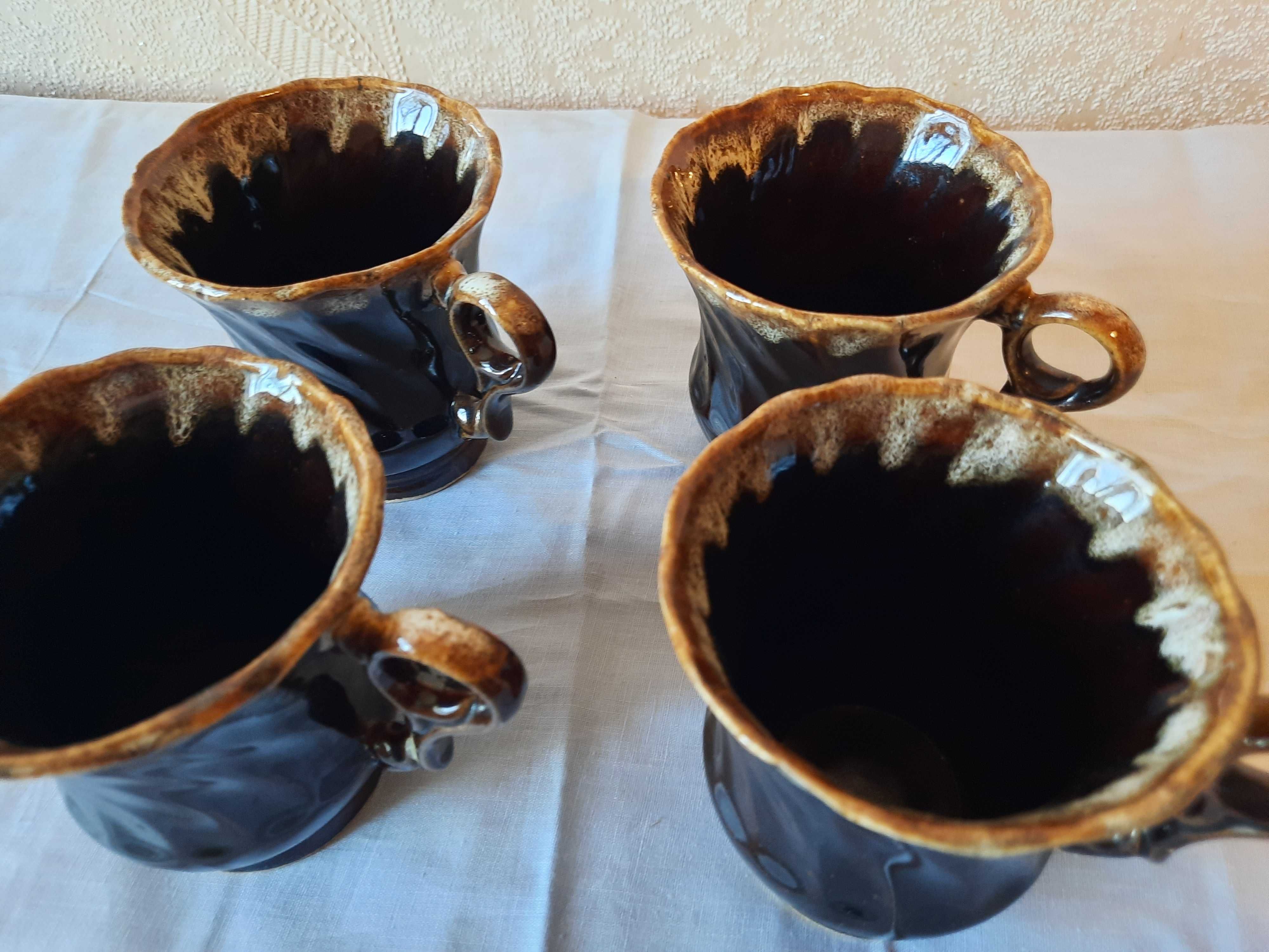 Чашки керамические коричневые чашки керамика чашка советских времен