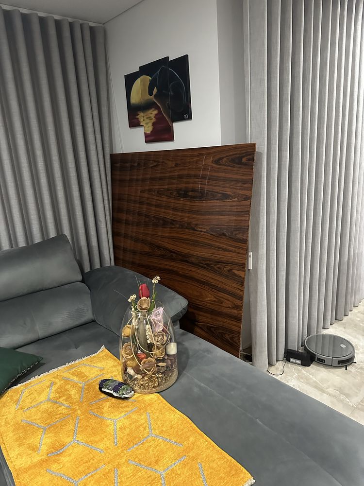Mesa pau ferro alto brilho quadrada 1,50x1,50