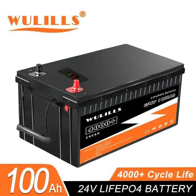 Акумулятор LiFePO4 24В 100Агод WULILLS