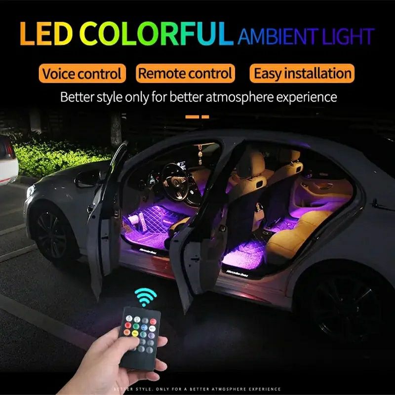 Luz ambiente RGB - carro