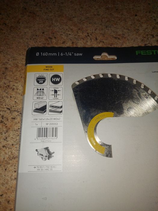 Festool tarcza do zagłębiarki