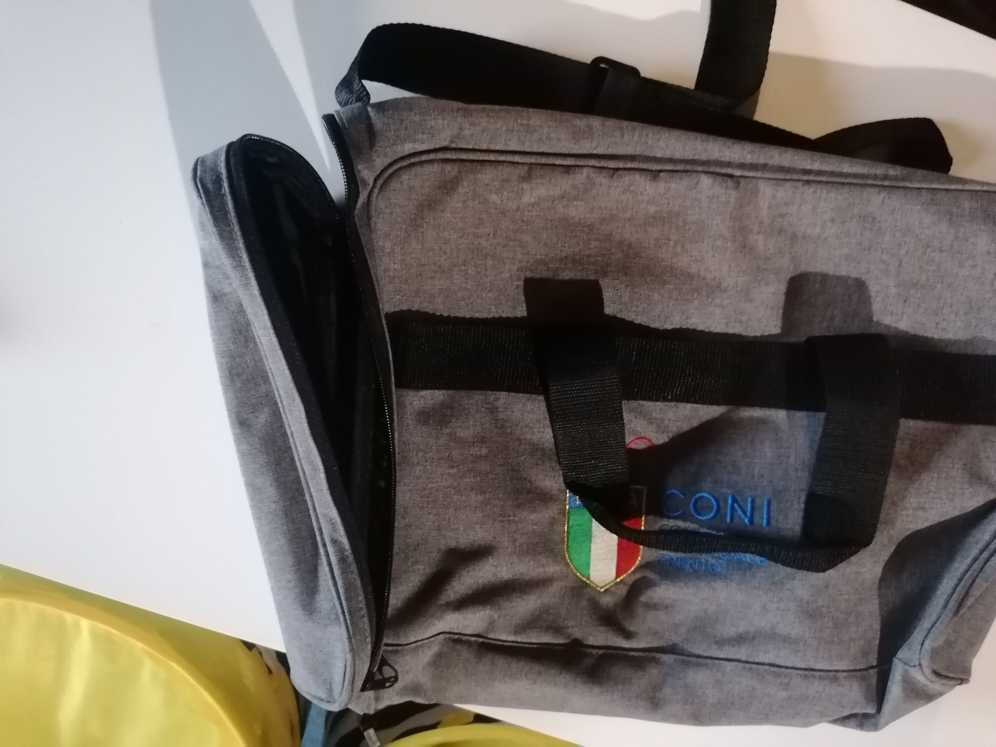 nowa torba na laptopa ITALY szara teczka