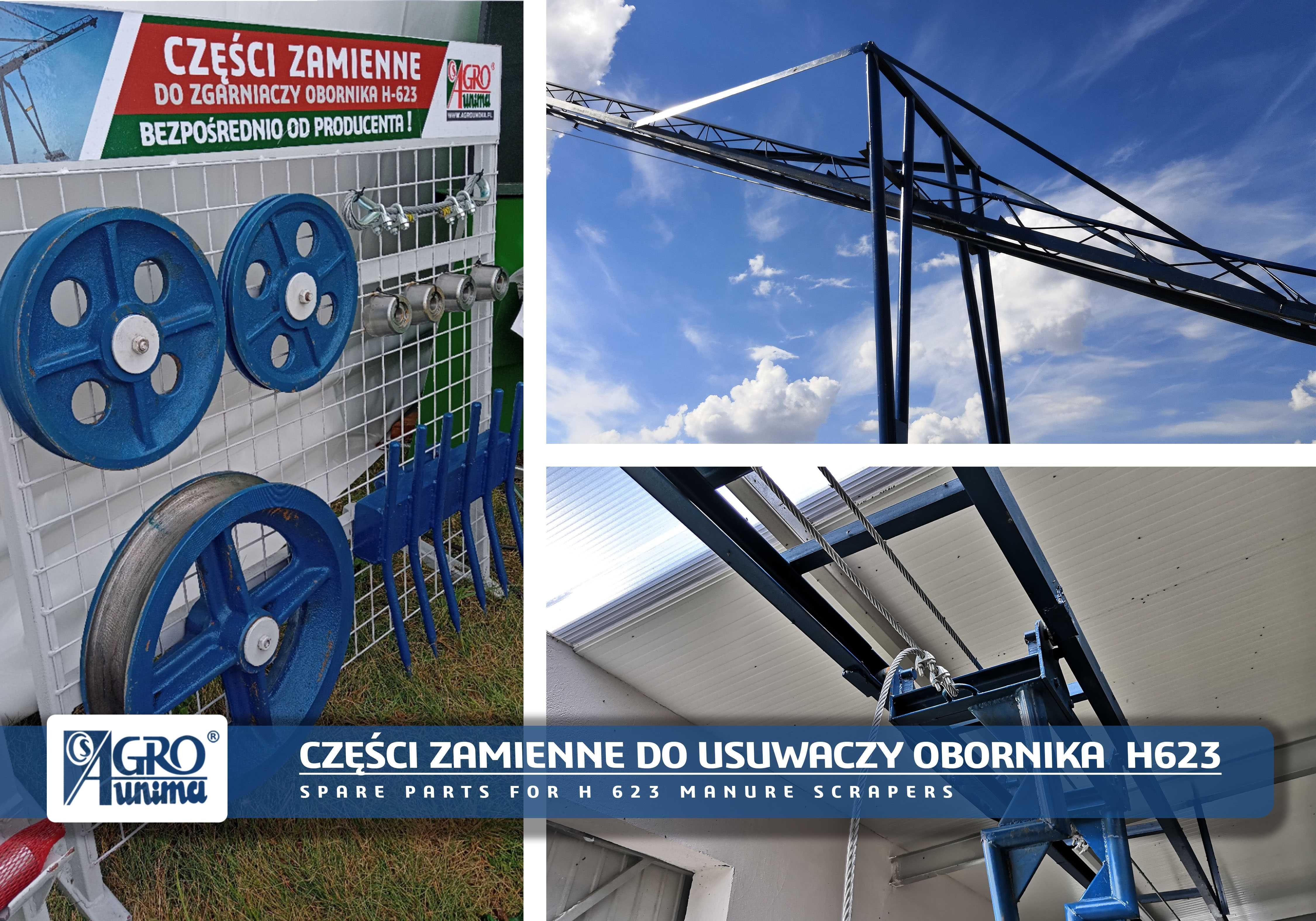 Rolka wózka do usuwacza zgarniacza obornika H623 Krotoszyn ORYGINAŁ