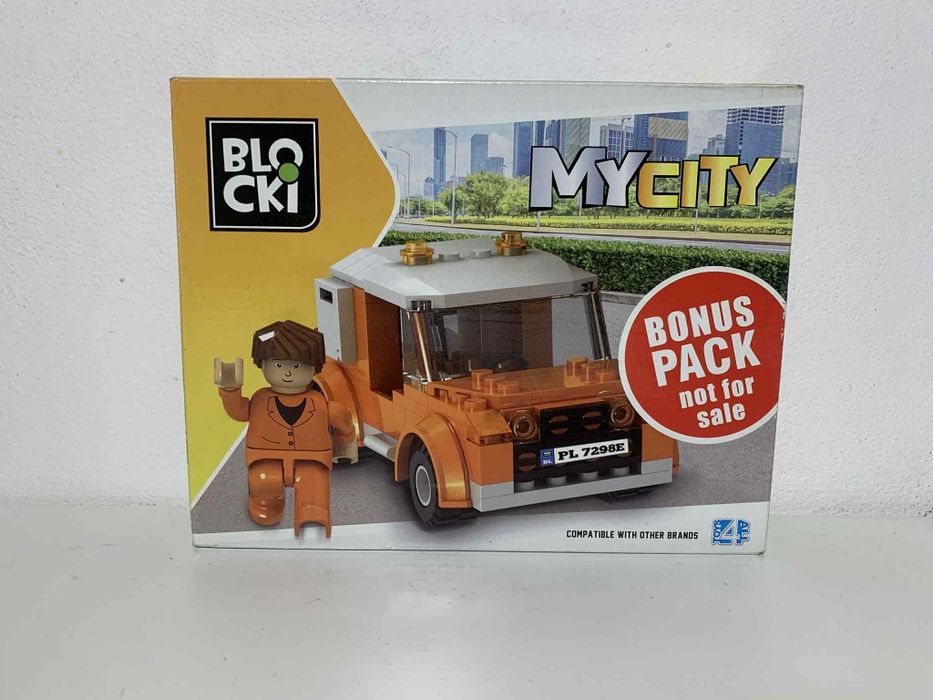 Klocki blocki Mycity samochód sanitarny zestaw limitowany