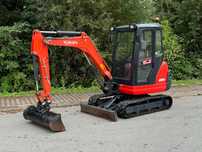 Kubota * Sprowadzona * Minikoparka * Kubota KX61-3 * 2.6 Ton *  Koparka 3.5
