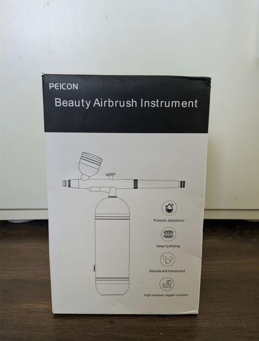 Портативний аерограф з компресором, акумуляторний, сопло 0.3 мм