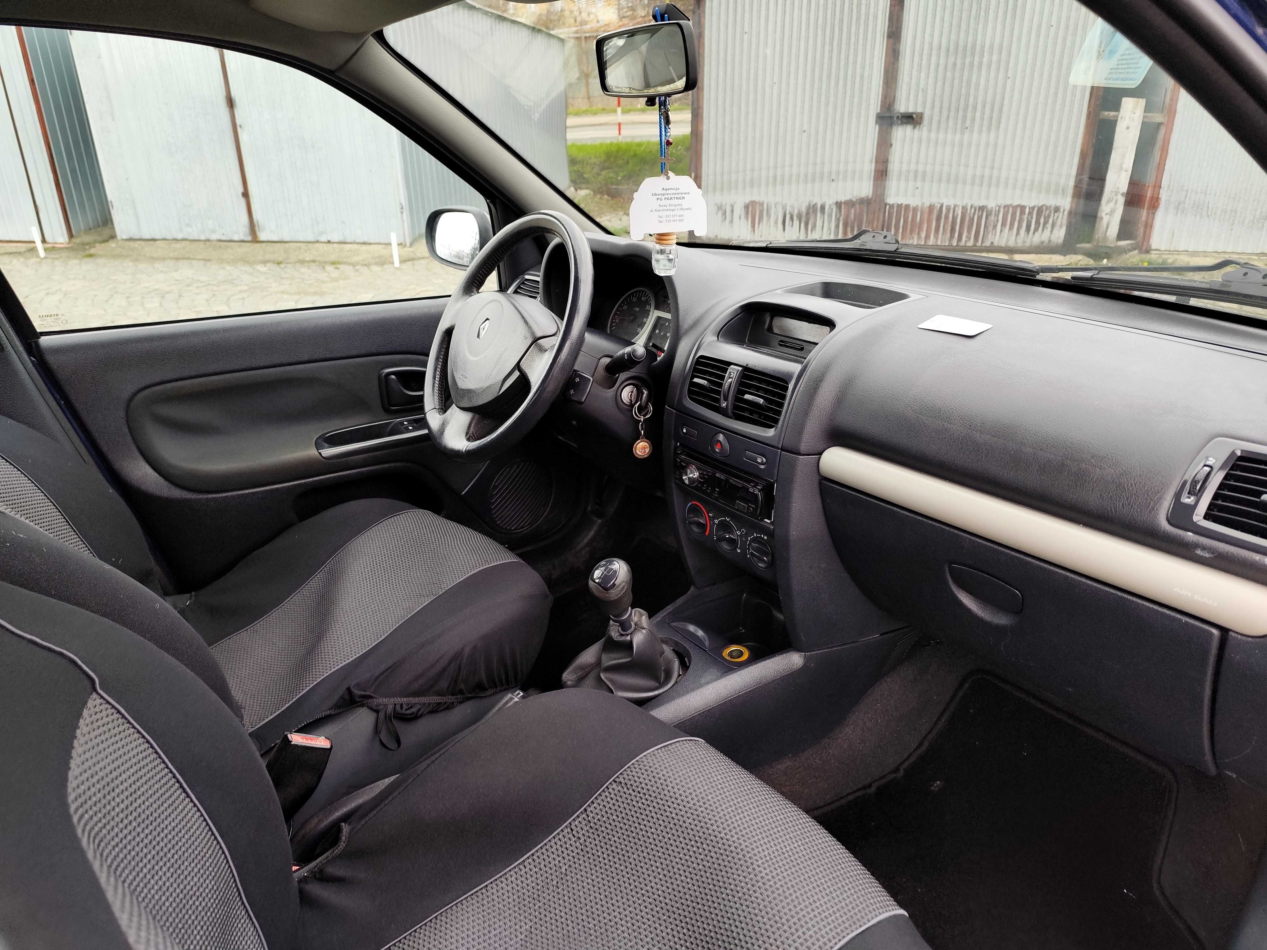 Renault Clio II Lift 1.2 2002Rok Klima Elektryka Ładny Zamiana