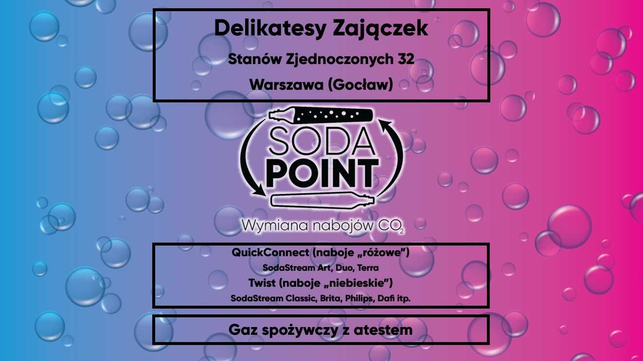 Sodastream Warszawa (Gocław), Stanów Zjedn. 32 Wymiana nabojów CO2