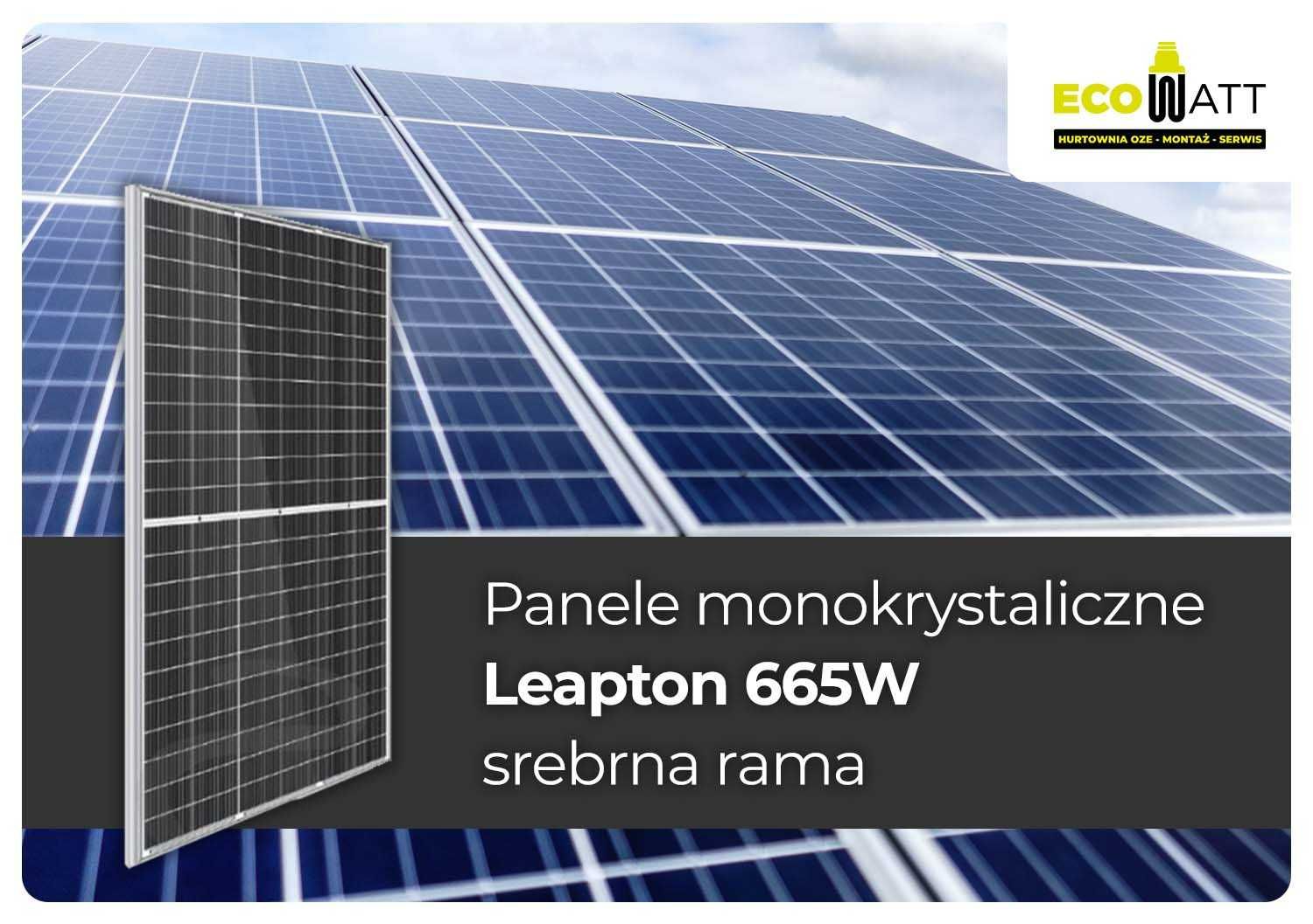 Panel/ moduł fotowoltaiczny Leapton 665W fotowoltaika (BRUTTO)