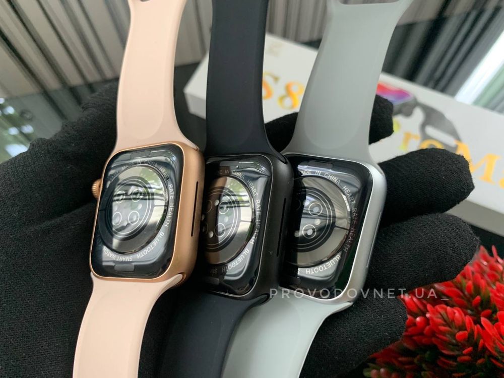 Розумний годинник Apple Watch 8s 45mm Преміум якості українське меню