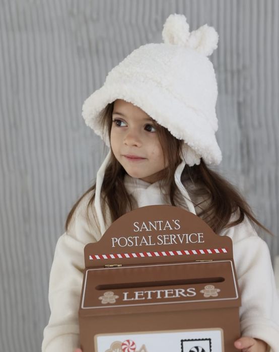 Зимова шапка панама тедді 18-24 міс