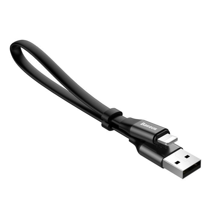 Baseus Nimble płaski kabel przewód USB / Lightning z uchwytem 2A 0,23m