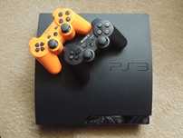 Ps3 Slim 320gb Hen + 25 игр + 2 джойстика