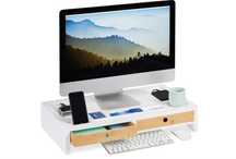 Relaxdays Stojak na pod monitor