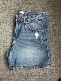 krótkie spodenki jeansowe, XS, 34, pull&bear