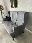 STRANDMON Sofa 3-osobowa, Nordvalla ciemnoszary