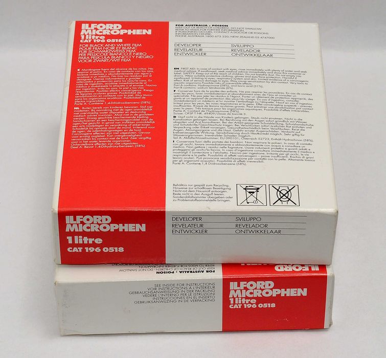 ILFORD Microphen 1L. Проявитель Пленки BW Film Черно-Белый Kodak D-76