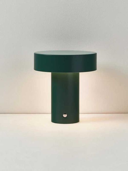 Lampa stołowa LED z funkcją przyciemniania Kamal zielony Ø22xH25cm