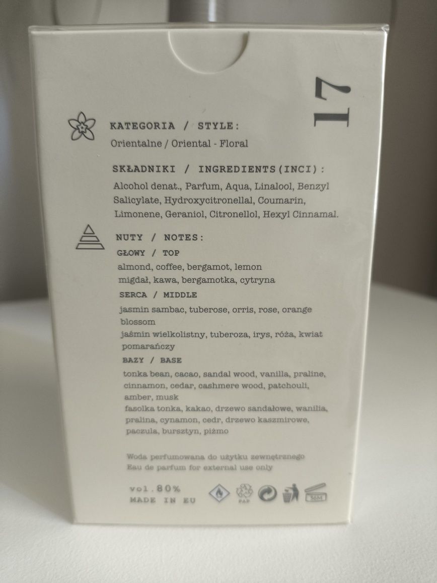Woda perfumowana Made in Lab 17 100ml nowa
