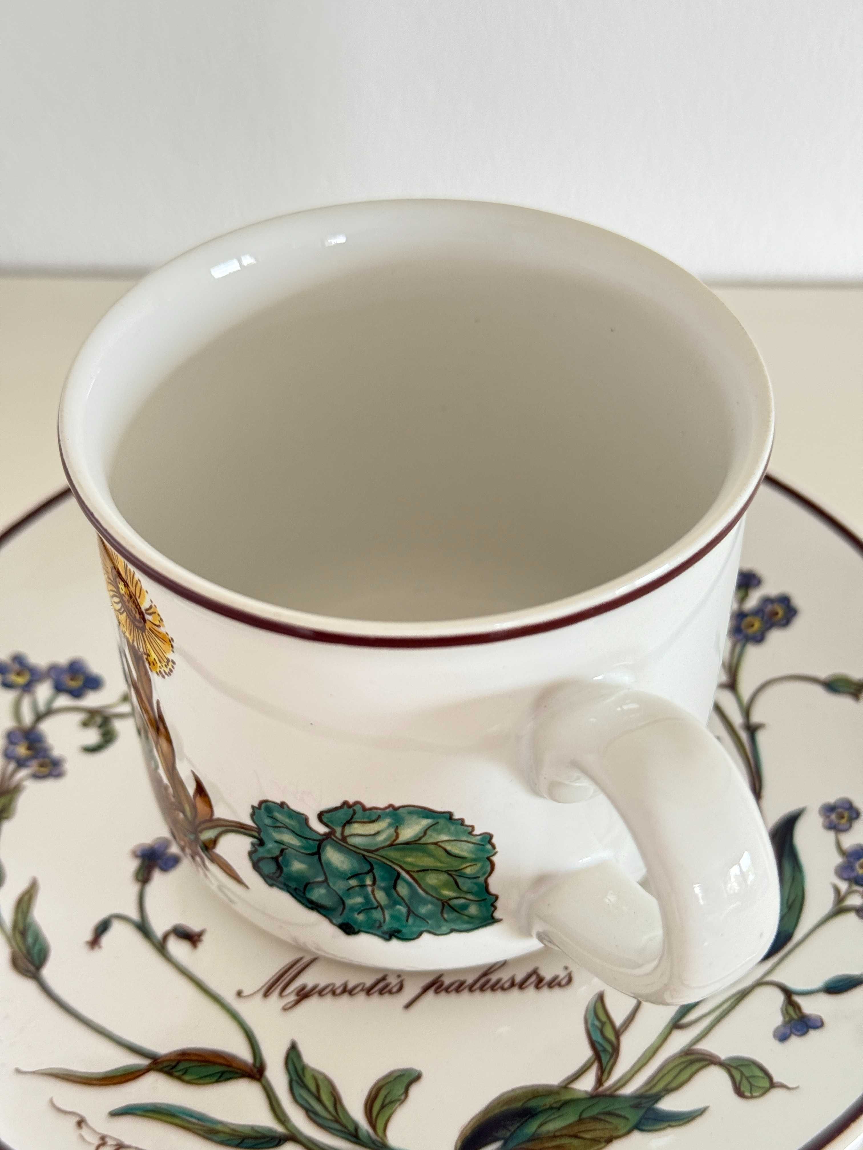 Filiżanka Botanica Villeroy &Boch porcelana vitro kwiaty przyroda kawa