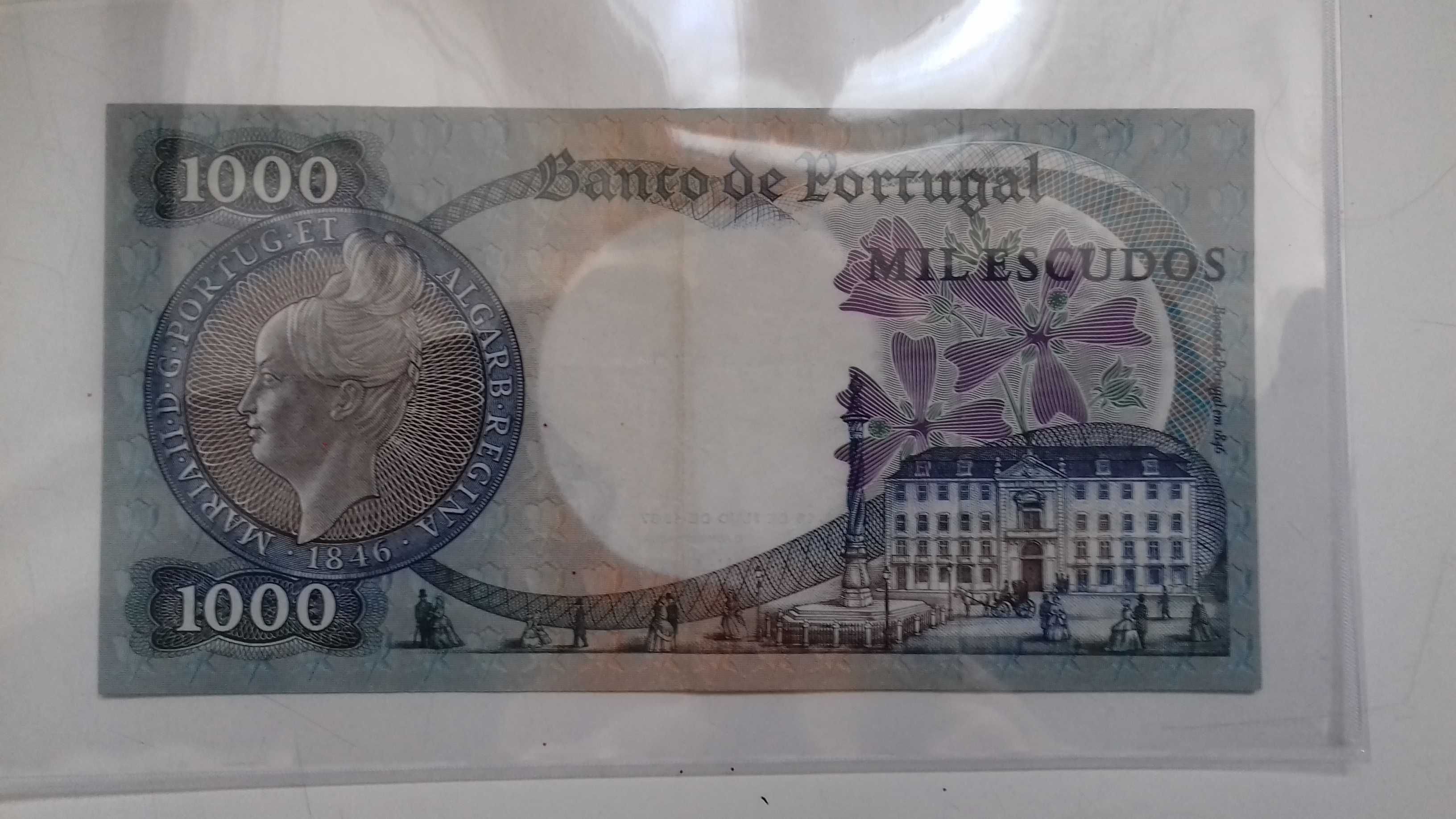 Nota 1000$00 1967 D. Maria II