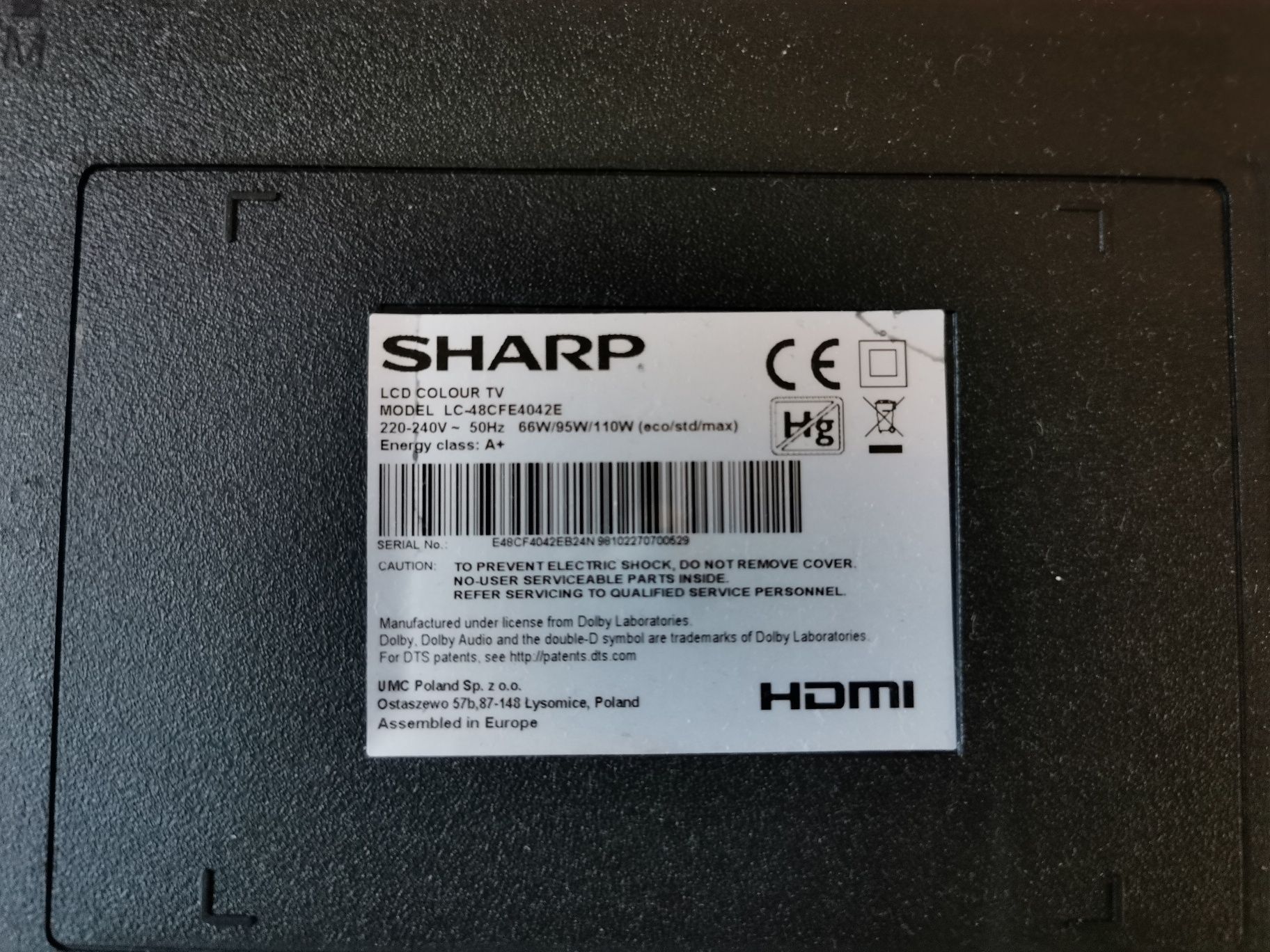Telewizor SHARP LC-48CFE4042E