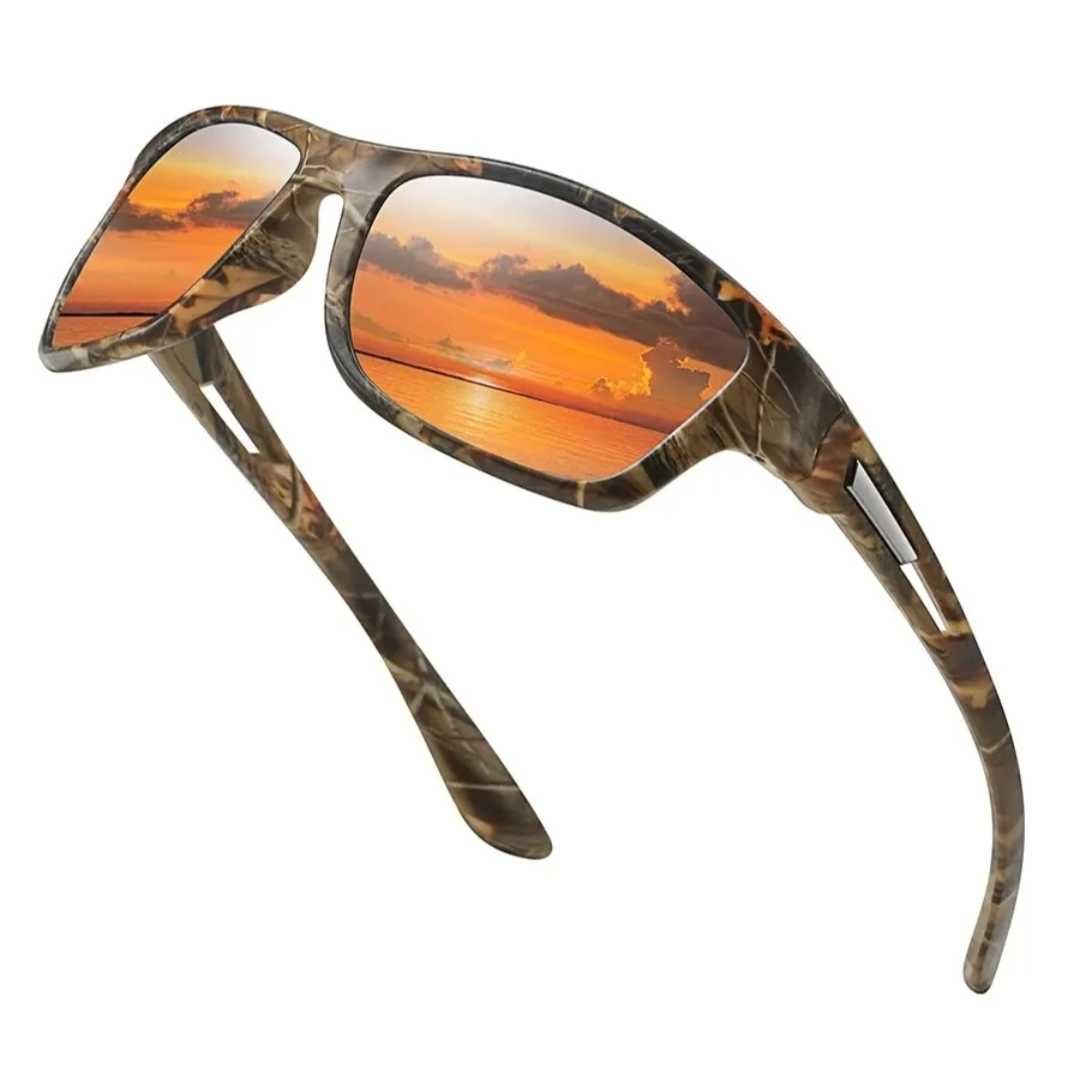 Kamuflaż okulary przeciwsłoneczne sportowe