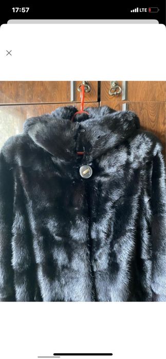 Шуба норковая  поперечка трансформер S