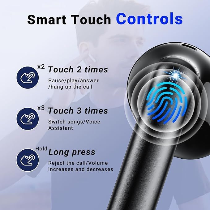 Słuchawki Bezprzewodowe Bluetooth 5.3  Ip7 Z Mikrofonem