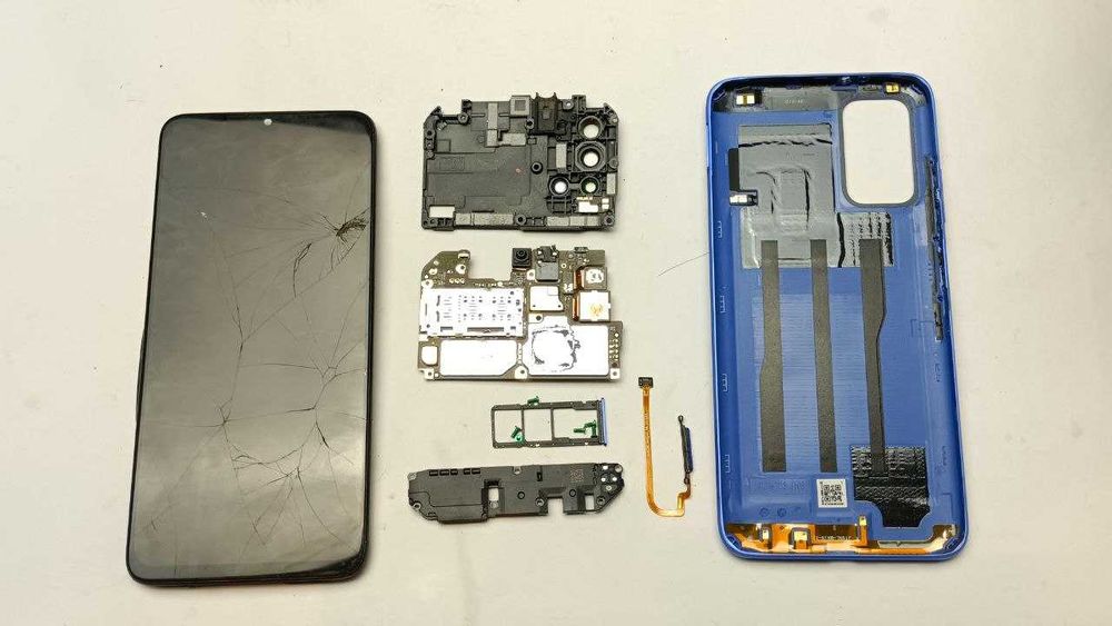 Разборка Redmi 9T запчасти крышка сим-лоток плата динамик АКБ Редми 9Т
