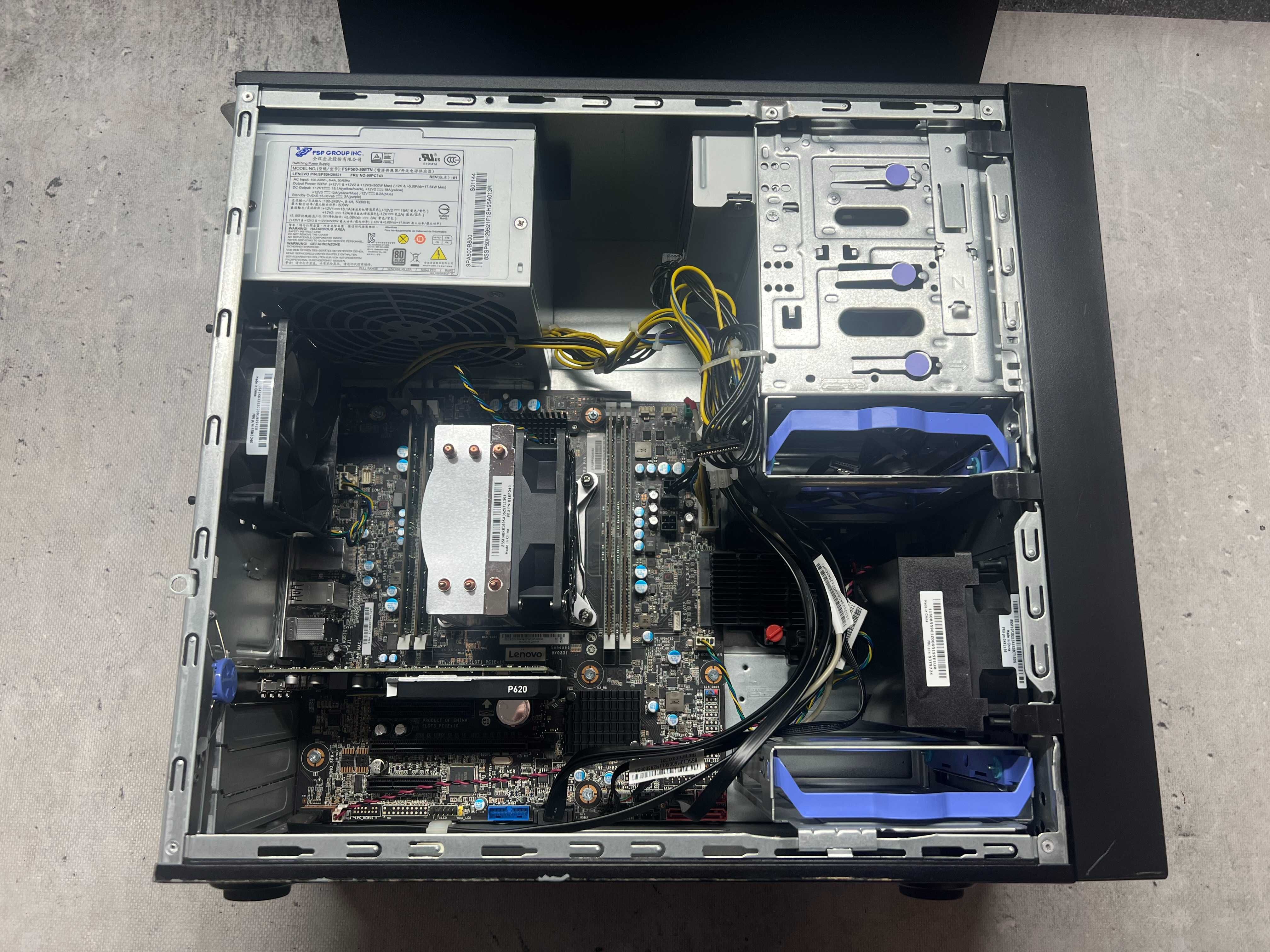 Stacja Robocza ThinkStation / Xeon W-2133 3.9 GHz/ 64GB DDR4/ 2TB SSD
