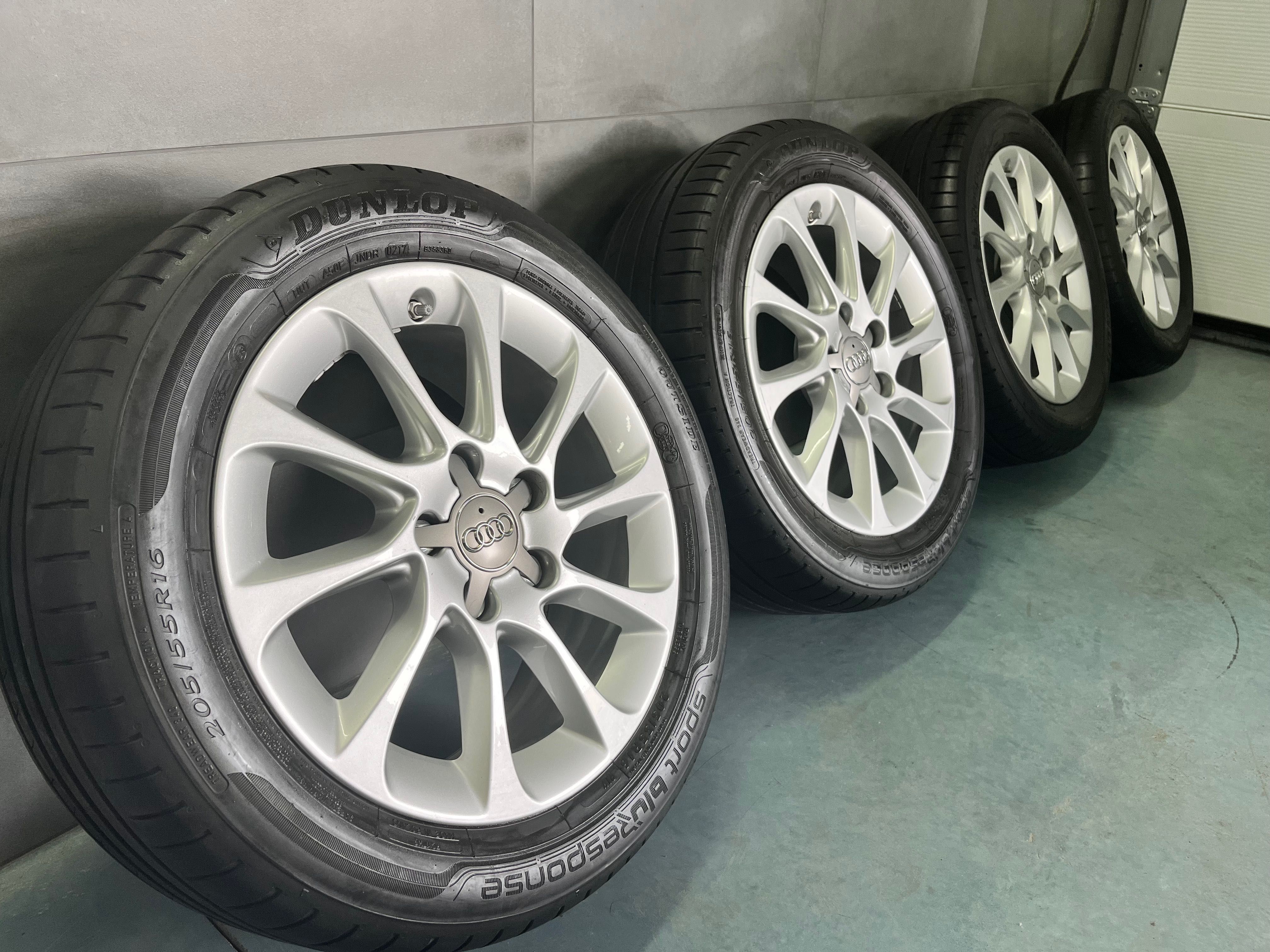 Koła Audi oryginalne Lato wzór Turbiny 205/55 R16 5x112 A3 Skoda VW