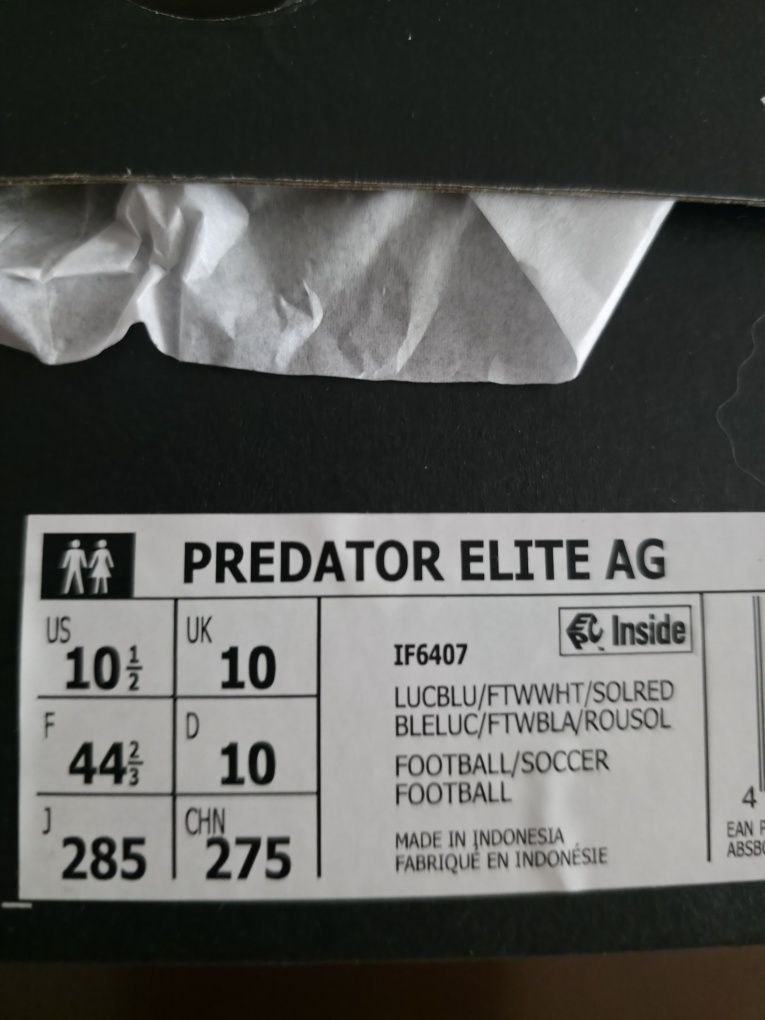 Korki Adidas Predator Elite AG 44,5