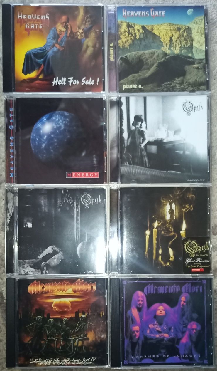 RAGE. Heavens Gate.SAVATAGE. King Diamond. Momento MORI.Та інші CD..