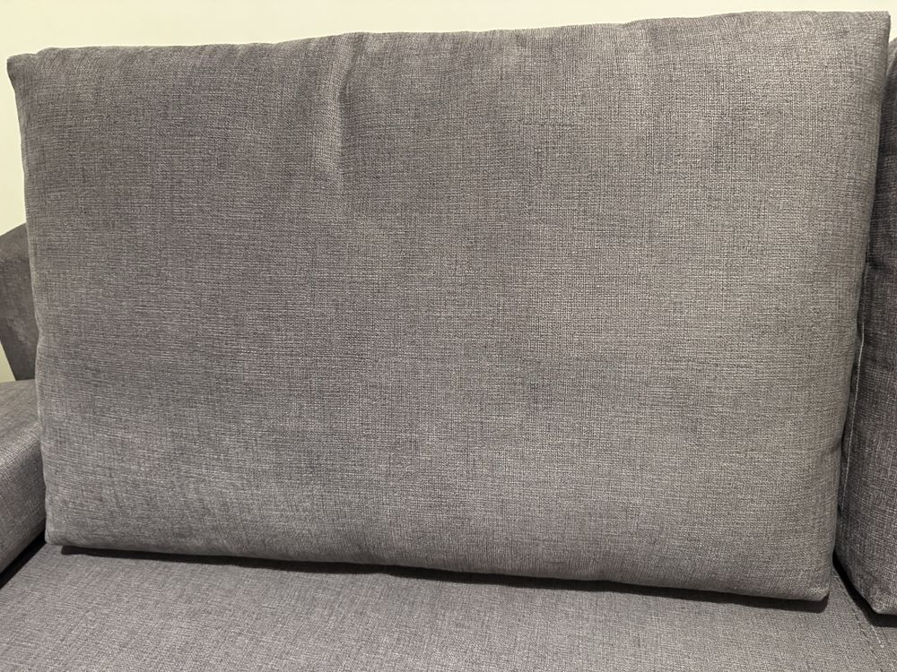 Sofa rozkladana, szara