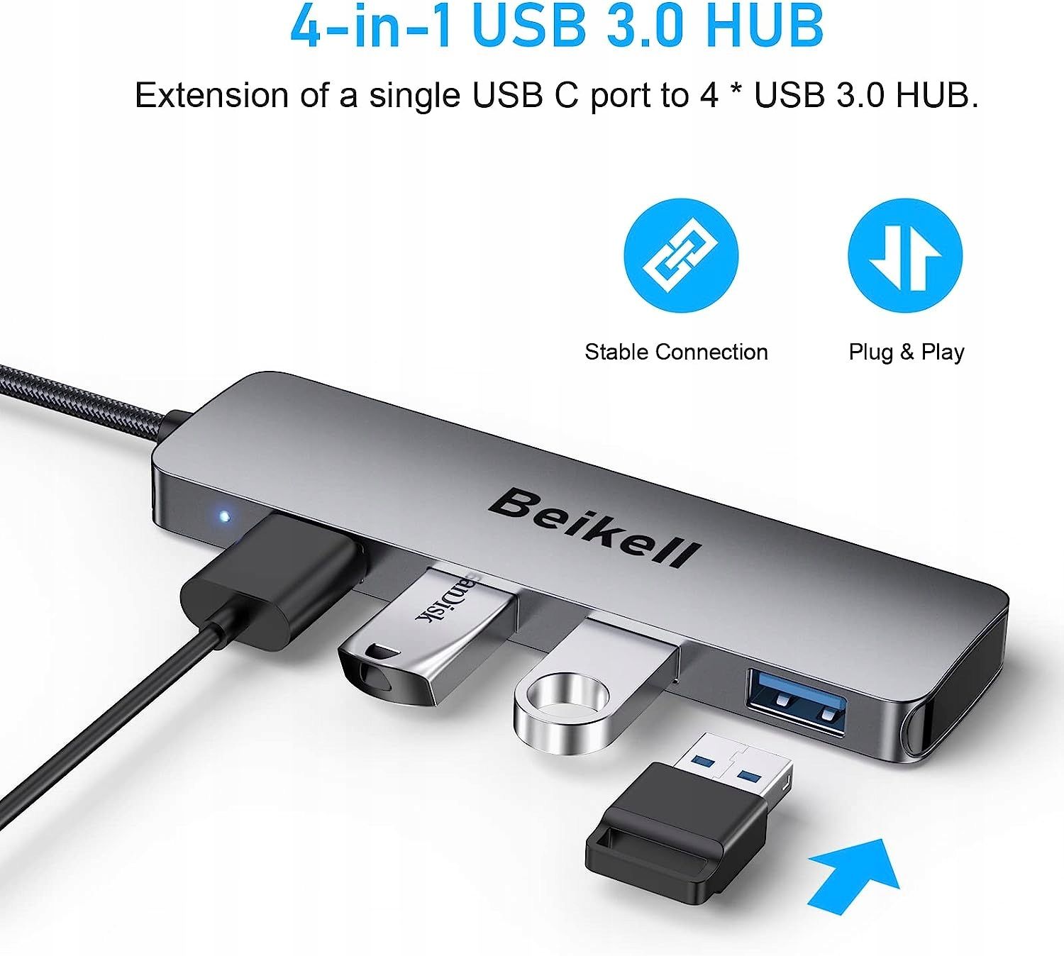 Hub Usb Beikell B6407