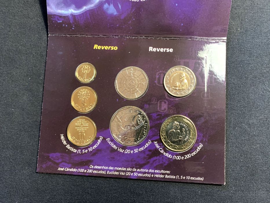 Moedas · Série Anual Escudos 1998