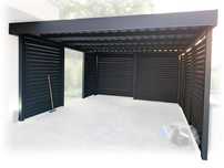Garaż Wolnostojący Carport Wiata Garażowa Metalowa Altana Zadaszenie
