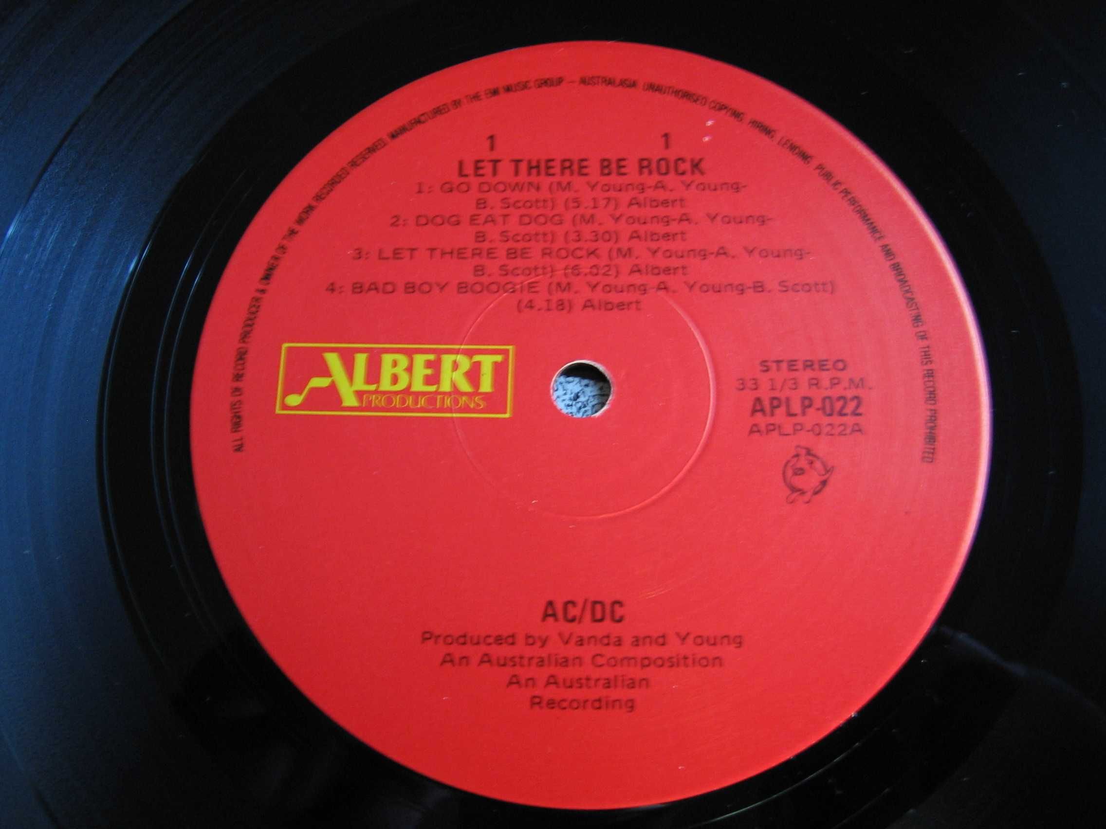 AC/DC Let There Be Rock 1977 Australian 1987