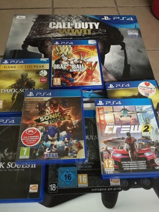 Dragon ball Xenoverse Fighter Z Sonic The Crew 2 Dark Soul Wymiana.gry