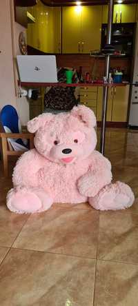 Медведь большой розовый
