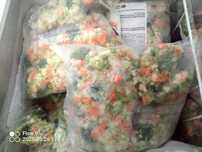 Mistura de legumes congelados