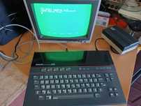Computador MSX Philips VG 8010 + Monitor verde fósforo